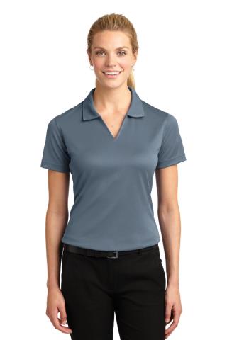 L469A - Ladies' Dri-Mesh V-Neck Sport Shirt