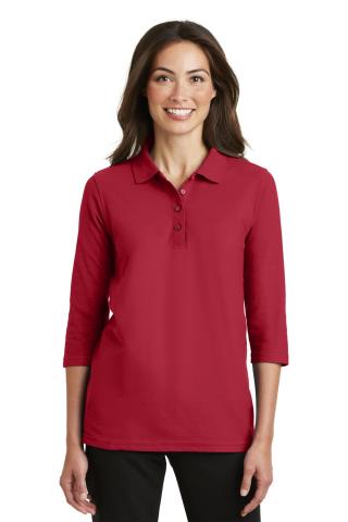L562 - Ladies' Silk Touch 3/4-Sleeve Sport Shirt